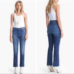 MOTHER Denim The Hustler Ankle Fray Right of Passage Size 30